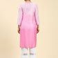 HOUSE OF KARI Floral Chikankari Embroidered Kurta | Swadesiicart