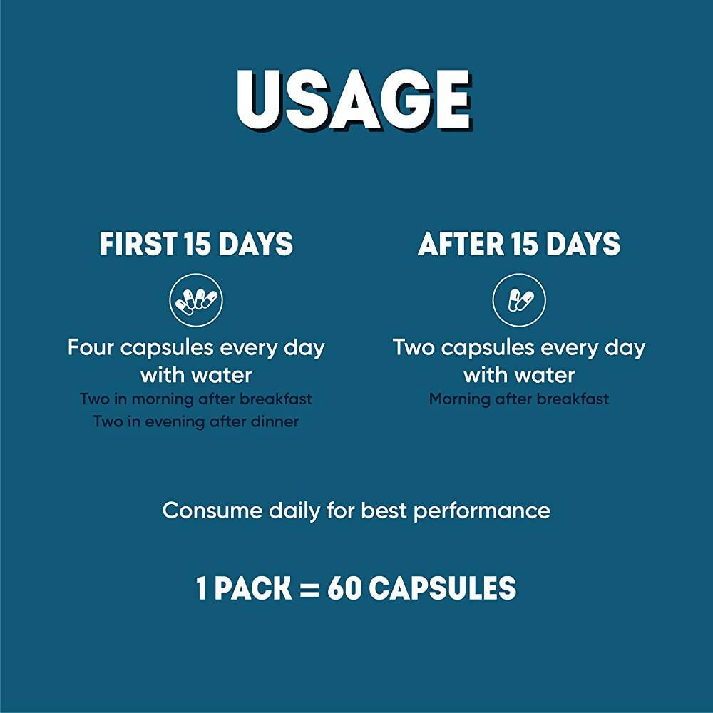 Aadar Ayurvedic Combo- Performance Oil & Straight Up Capsules - Swadesiicart