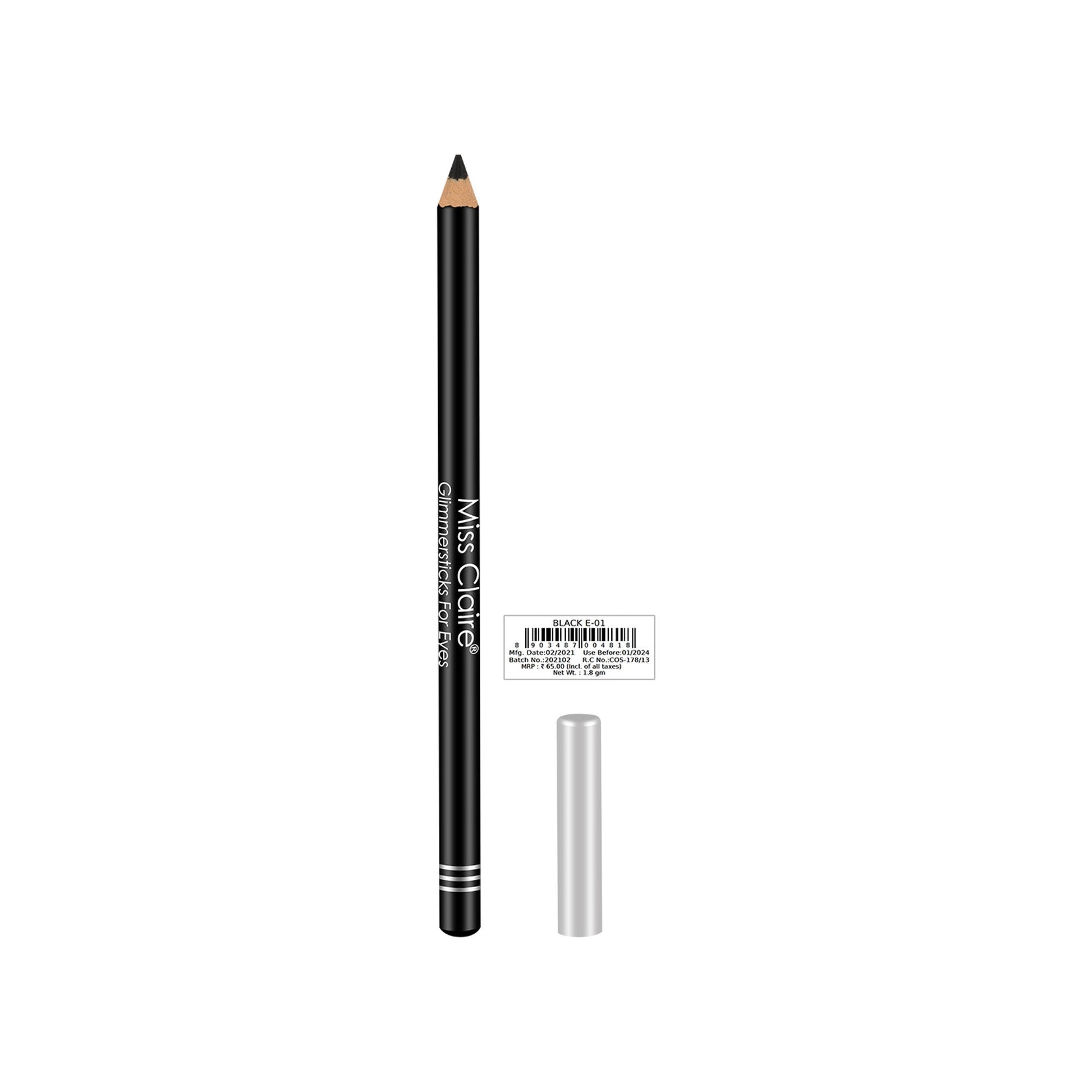 Miss Claire Glimmersticks For Eyes - Blacke-01 | Swadesiicart