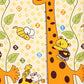 Home Sizzler Yellow & Orange Cartoon Characters 210 TC Single Bedsheet with 1 Pillow Covers - Swadesiicart