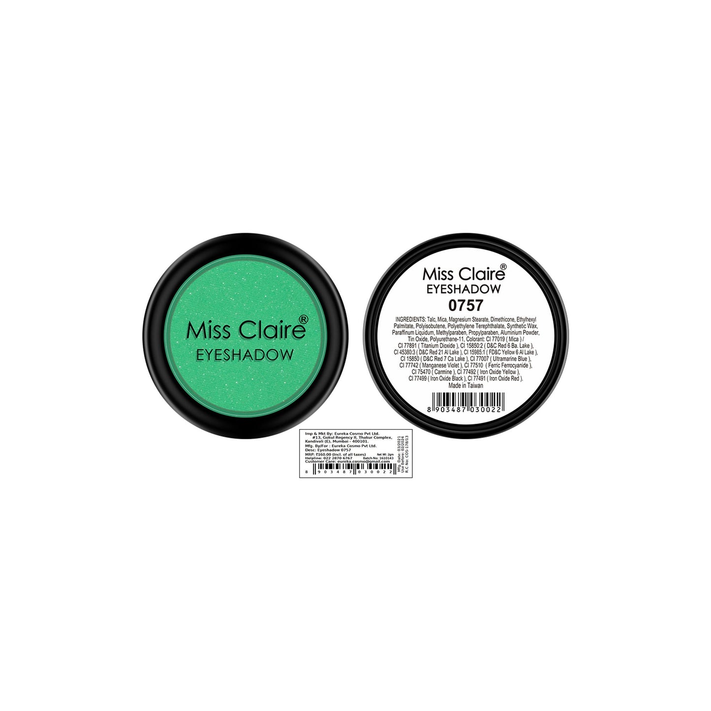 Miss Claire Single Eyeshadow - 757 | Swadesiicart