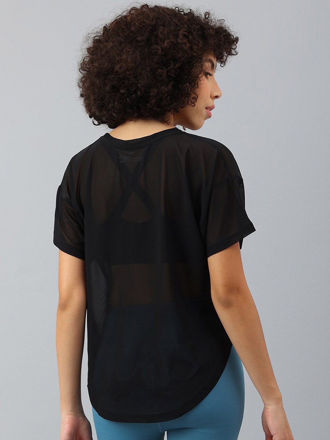 MKH Women Drop-Shoulder Sleeves Dri-FIT Sports T-shirt - Swadesiicart