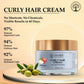 Ivory Natural Curly Hair Cream - Bouncy, Shiny, Humidity-Resistant Curls Hair | Swadesiicart