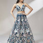 House of Panchhi Navy blue Net Sequinse Work Lehenga & Blouse with Dupatta | Swadesiicart
