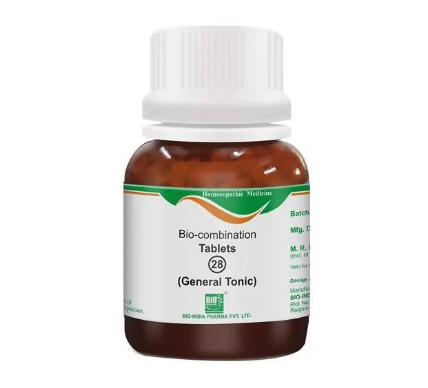 Bio India Homeopathy Bio-combination 28 Tablets | Swadesiicart