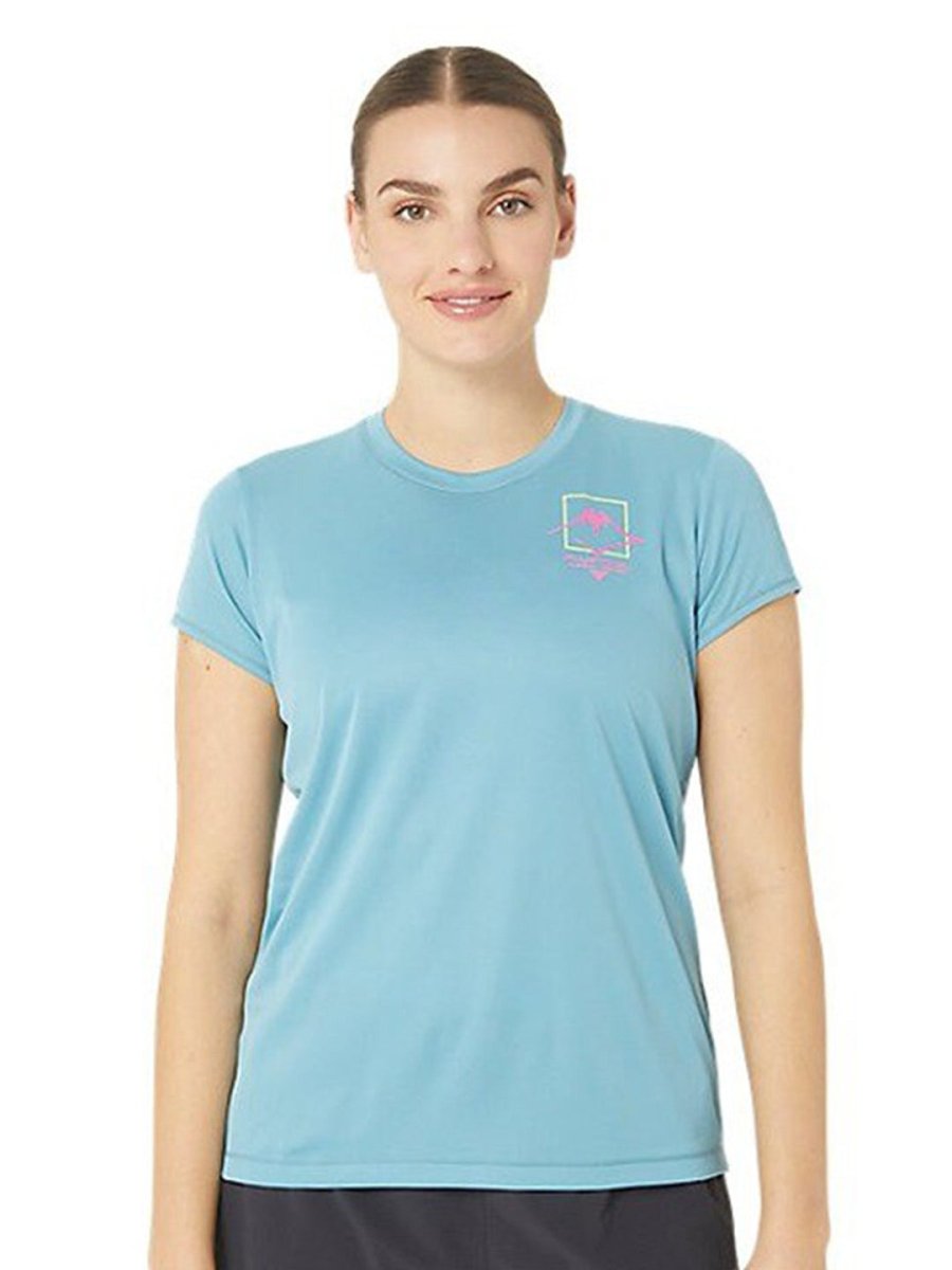 ASICS Fujitrail Logo SS Round Neck T-Shirt | Swadesiicart