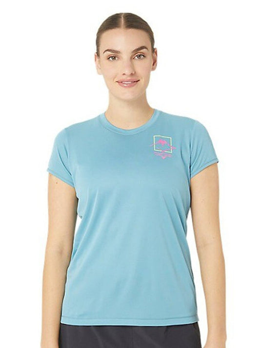 ASICS Fujitrail Logo SS Round Neck T-Shirt | Swadesiicart