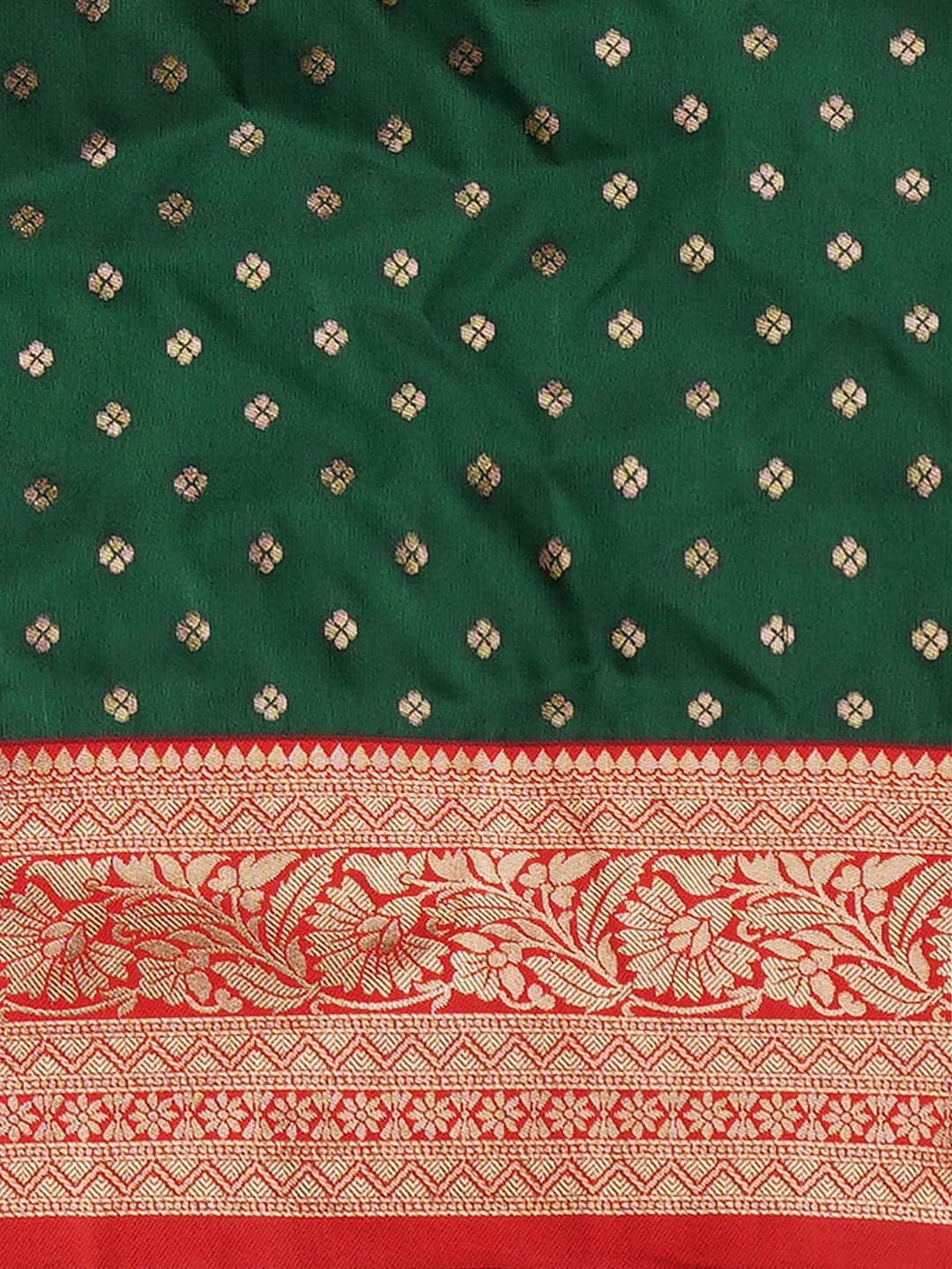 Anouk Zari Silk Blend Banarasi Saree | Swadesiicart