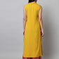 Kalini Women Yellow Ethnic Motifs Yoke Design Kurta - Swadesiicart