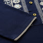 Kalini Women Blue Poly Viscose Rayon Embroidered Kurta | Swadesiicart