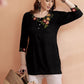 Anouk Women Floral Embroidered Above Knee Kurta - Swadesiicart