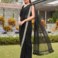 Tikhi Imli Black Beads and Stones Saree | Swadesiicart