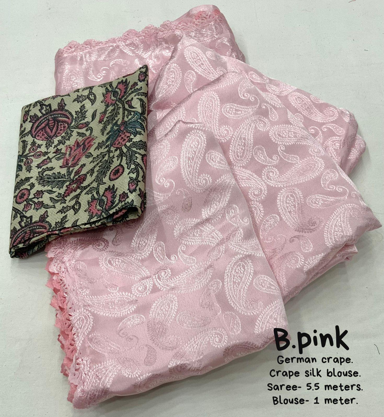 Pink Poly Silk Ethnic Motifs Saree with Unstitched Blouse - Hiral Fashion | Swadesiicart