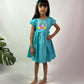 ArthLife Blue Unicorn Party Wear Dress
