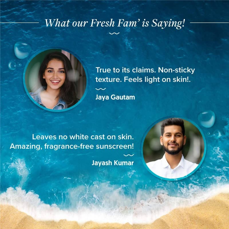 Aqualogica Radiance+ Dewy Sunscreen - Swadesiicart