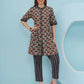 Joban Fashion Elephant Printed Co Ord Set - Beige - Swadesiicart