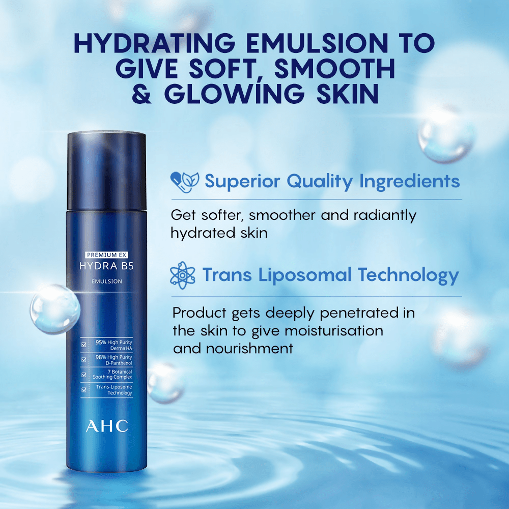 AHC Premium Ex Hydra B5 Emulsion - Korean skincare | Swadesiicart