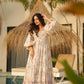Aayaa Designer Printed Full Flared Gown - Multi Color