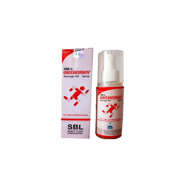 SBL Homeopathy Orthomuv Massage Oil Spray | Swadesiicart