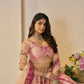 Kesar Fab Orange Banarasi Silk Embroidered Lehenga | Swadesiicart
