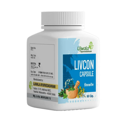 Ujwala Ayurvedashram Livcon Capsules | Swadesiicart