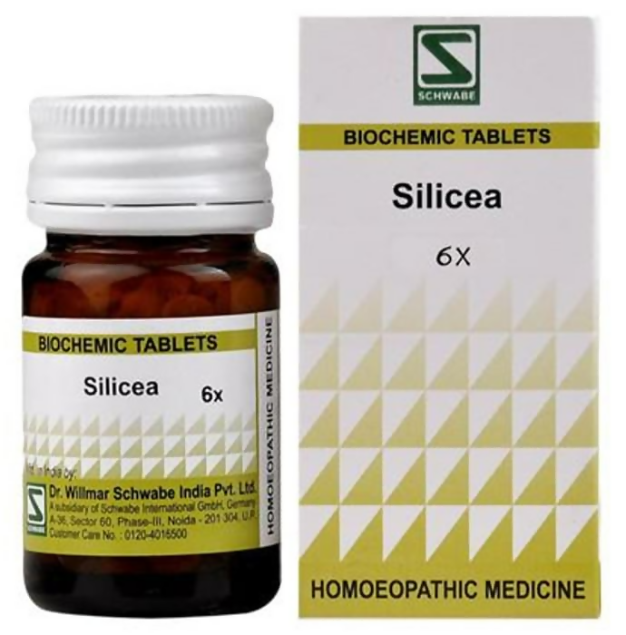Dr. Willmar Schwabe India Silicea Biochemic Tablets - Swadesiicart
