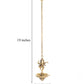eCraftIndia Brown Dancing Ganesha Brass Hanging Diya | Swadesiicart