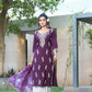 BulBul Pooja Rayon Purple Kurta Set with Dupatta - Swadesiicart