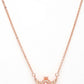 NVR Women's Rose Gold American Diamond Metal Chain - Swadesiicart