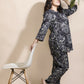 Breathables Floral Cotton Co-Ord Set – Black