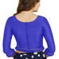 Aastha Fashion Women's Blue Art Silk Designer Party Wear Readymade Blouse