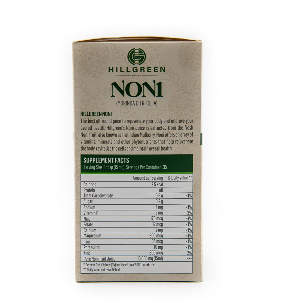 Hillgreen Natural Noni Juice - Swadesiicart