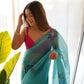 Vamsee Divisha Sky Organza Saree - Swadesiicart