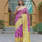 Vamsee Madhavi Purple Soft Silk Saree - Swadesiicart