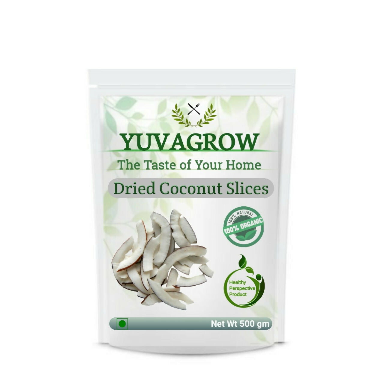 Yuvagrow Dry Coconut Slices - Swadesiicart