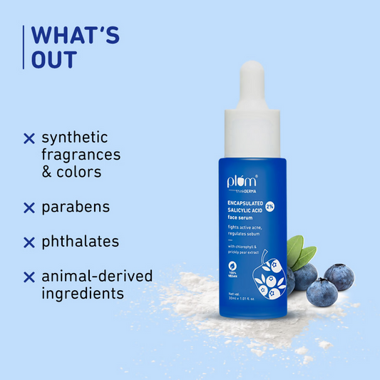 Plum 2% Encapsulated Salicylic Acid Face Serum - Swadesiicart