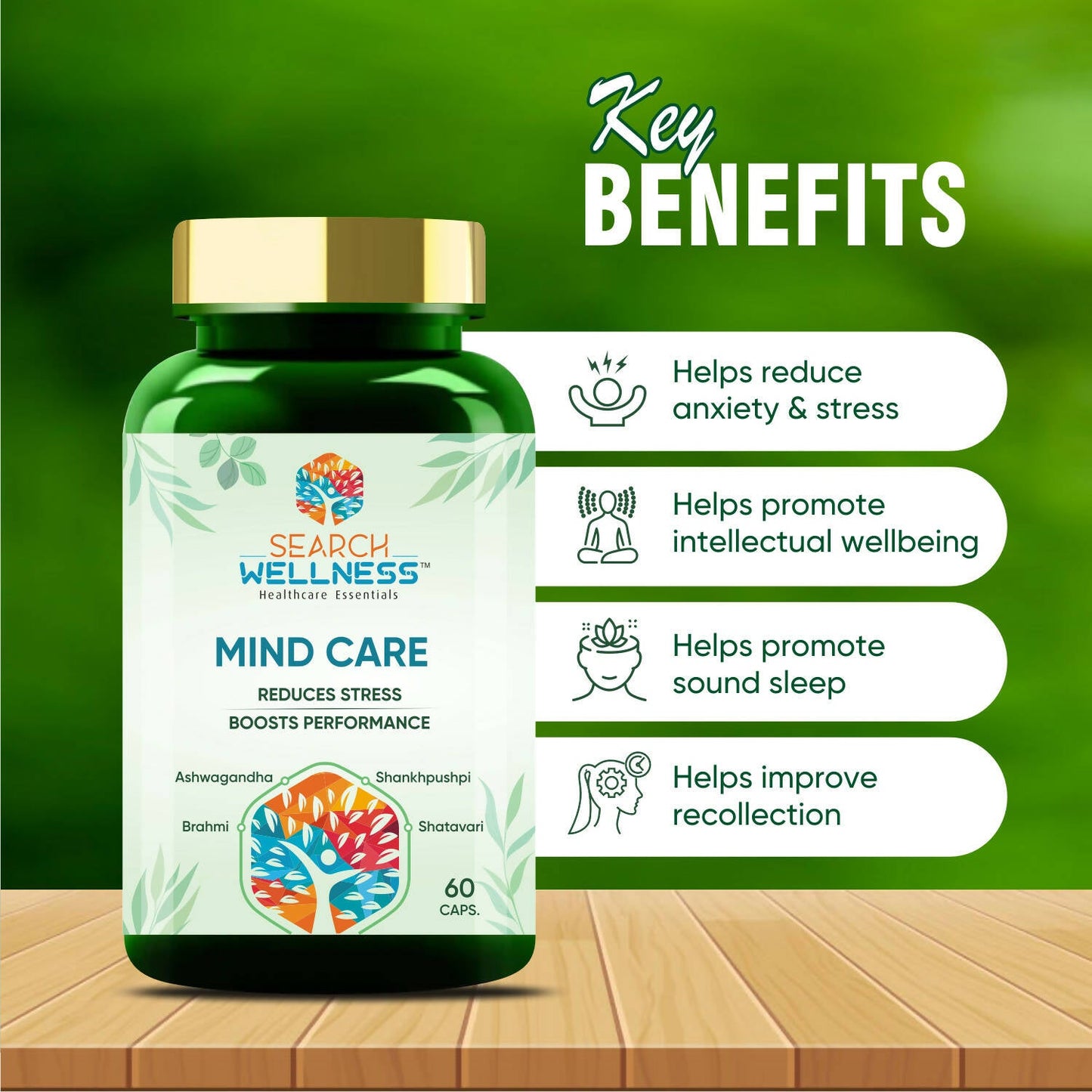 Search Wellness Mind Care Capsules - Swadesiicart