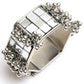 Mominos Fashion Kamal Johar Mirror Oxidised Silver Bangles Set