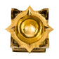 Spillbox Gold-Toned Brass Tulasi Deep Pooja Essential | Swadesiicart