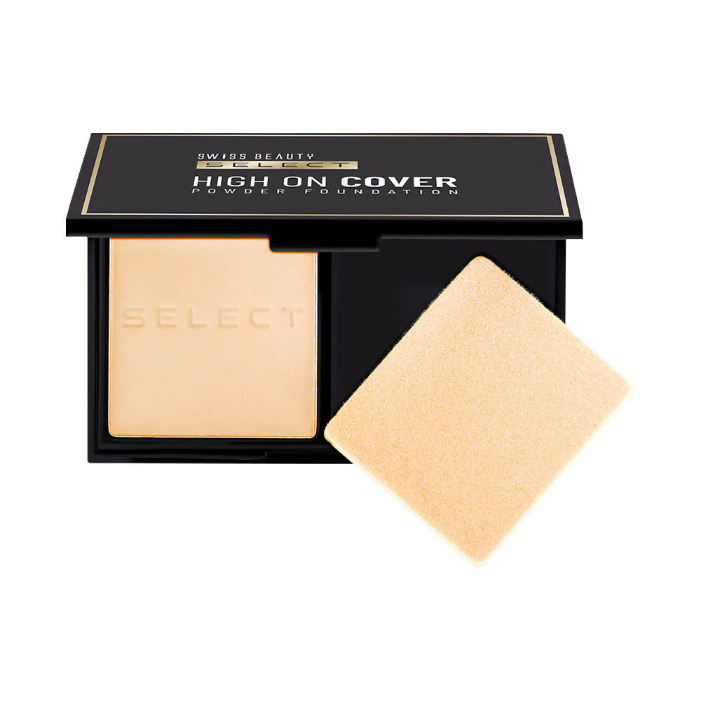 Swiss Beauty Select High On Cover Powder Foundation - 2 Light Natural | Swadesiicart