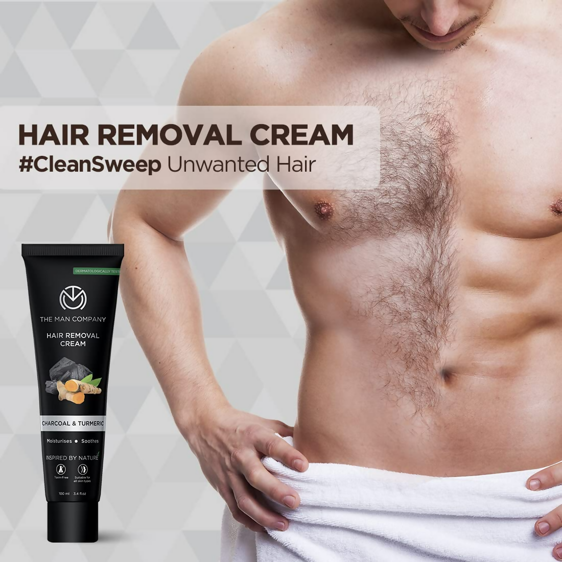 The Man Company Hair Removal Cream For Men - Swadesiicart
