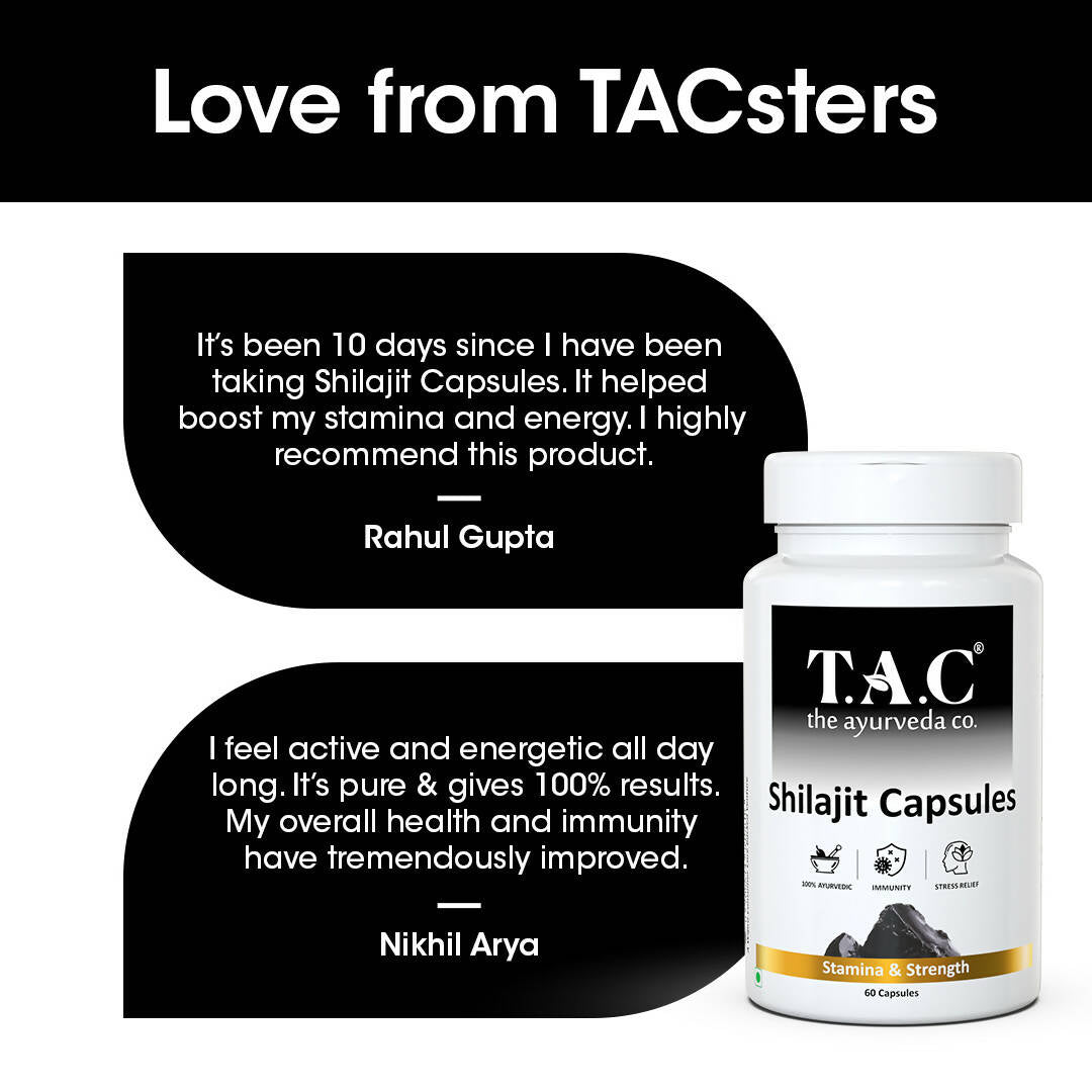 TAC - The Ayurveda Co. SJ Capsules for Men - Swadesiicart