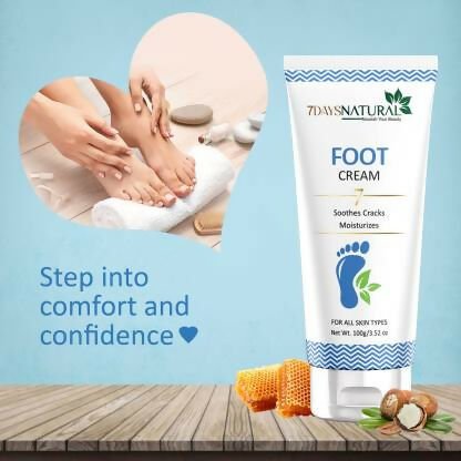 7 Days Feet Smooth Foot Crack Cracked Heel Repair Foot Cream - Swadesiicart