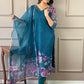 Partywear Designer Tebby Rama Stitched Suit With Dupatta - Tanisha | Swadesiicart