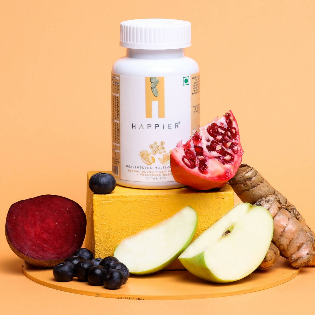 Happier Healthblend Multi Vitamins Tablets - Swadesiicart