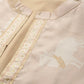 Ahalyaa Women's Traditional Wear Co-ords - Tan - Swadesiicart