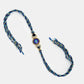 NVR Women & Men Set of 2 Blue Evil Eye Bhaiya Bhabhi Rakhi With Roli Chawal & Chocolate | Swadesiicart