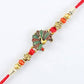Beautiful Peacock Ethnic Rakhi & Soan Papdi | Swadesiicart