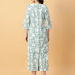 Joban Fashion Green Cotton Printed & Hand Work Co-ord Set - Swadesiicart