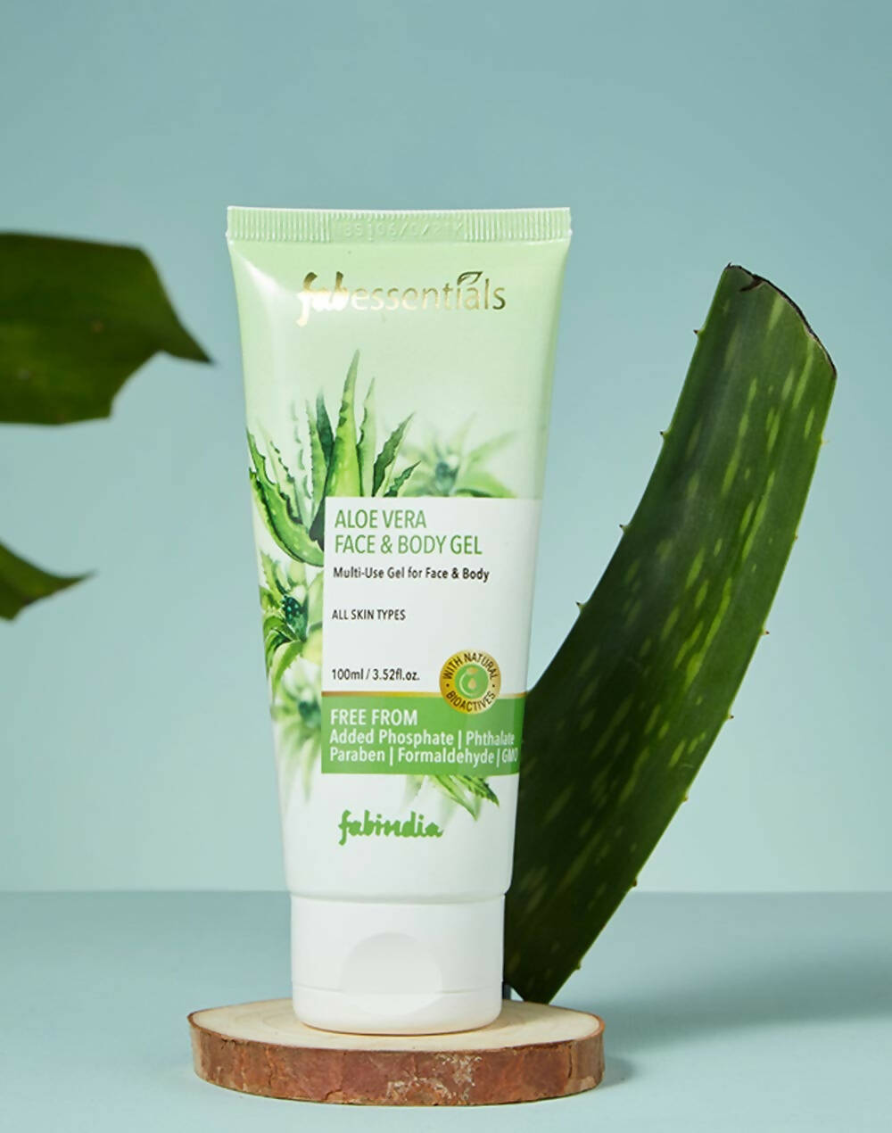 Fabessentials Aloe Vera Face & Body Gel - Swadesiicart